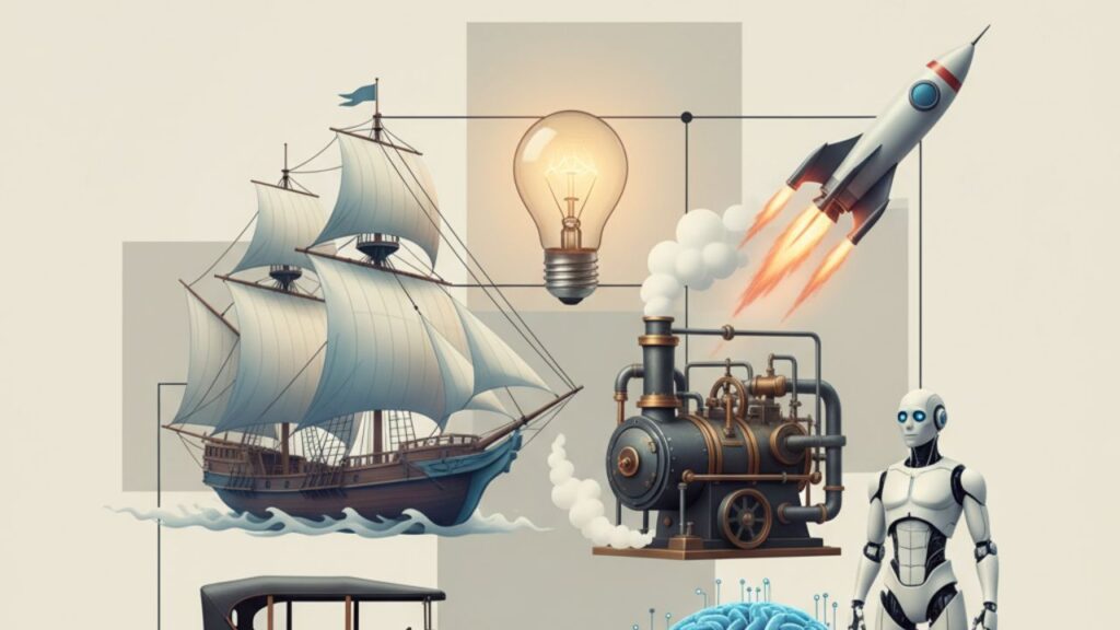 Das Caravelas à IA: As Invenções e Descobertas que Mudaram o Mundo Moderno